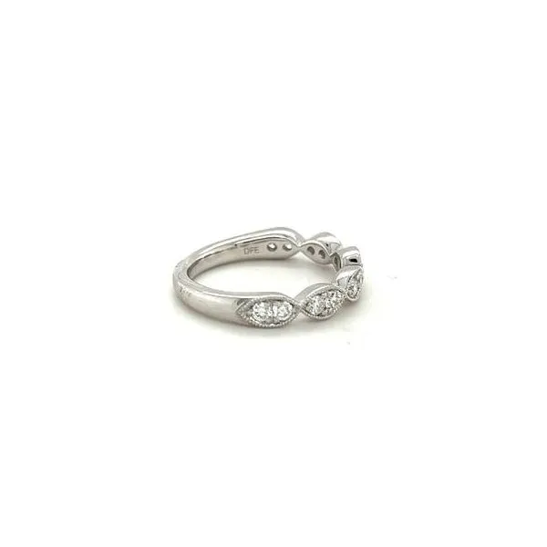 14Kt White Gold Diamond Band  Image 2 Lennon's W.B. Wilcox Jewelers New Hartford, NY