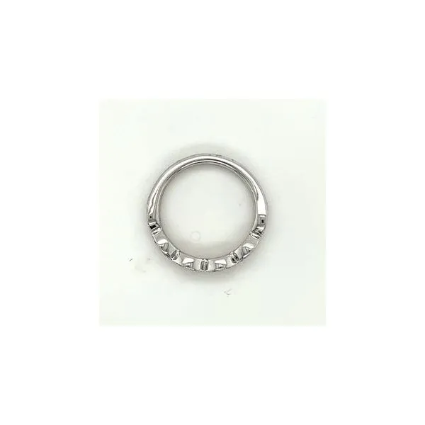 14Kt White Gold Diamond Band  Image 3 Lennon's W.B. Wilcox Jewelers New Hartford, NY