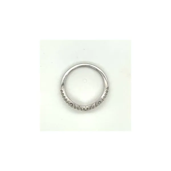 14Kt White Gold Diamond "V" Band  Image 3 Lennon's W.B. Wilcox Jewelers New Hartford, NY