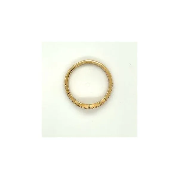 14Kt Yellow Gold Curved Band Image 3 Lennon's W.B. Wilcox Jewelers New Hartford, NY
