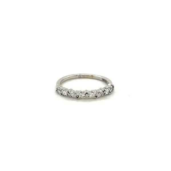 14Kt White Gold Diamond Wedding Band Lennon's W.B. Wilcox Jewelers New Hartford, NY