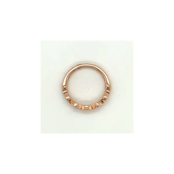14Kt Rose Gold Diamond Band Image 3 Lennon's W.B. Wilcox Jewelers New Hartford, NY