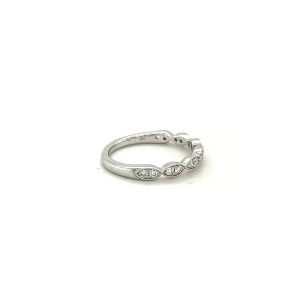 14Kt White Gold Diamond Band  Image 2 Lennon's W.B. Wilcox Jewelers New Hartford, NY