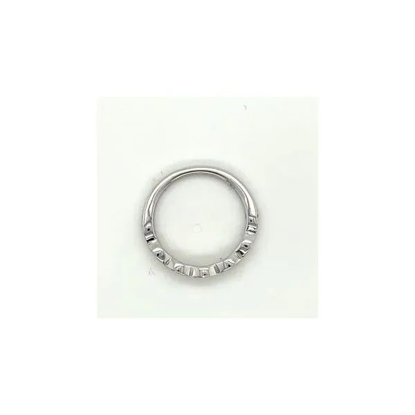 14Kt White Gold Diamond Band  Image 3 Lennon's W.B. Wilcox Jewelers New Hartford, NY