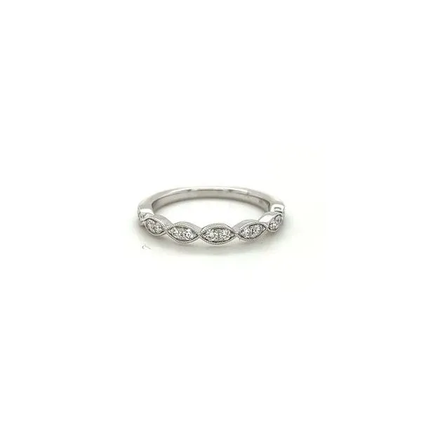 14Kt White Gold Diamond Band  Lennon's W.B. Wilcox Jewelers New Hartford, NY