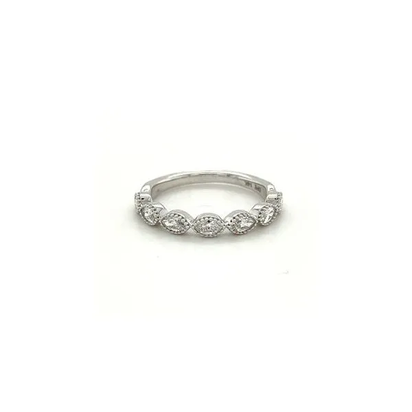 14Kt White Gold Marquise Diamond Band  Lennon's W.B. Wilcox Jewelers New Hartford, NY