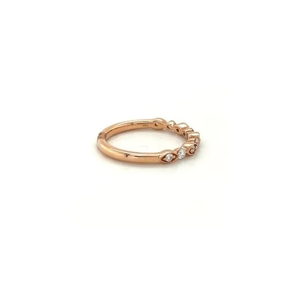 14Kt Rose Gold Alternating Bead and Round Image 2 Lennon's W.B. Wilcox Jewelers New Hartford, NY