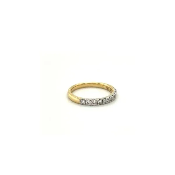 14Kt Yellow Gold Diamond Band  Image 2 Lennon's W.B. Wilcox Jewelers New Hartford, NY