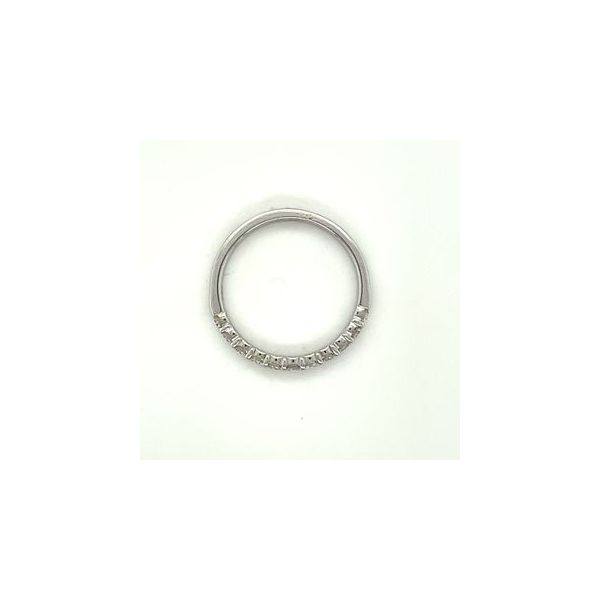 14KT WG 11 ROUND SHARED PRONG DIAMOND BAND - .50CTTW Image 3 Lennon's W.B. Wilcox Jewelers New Hartford, NY