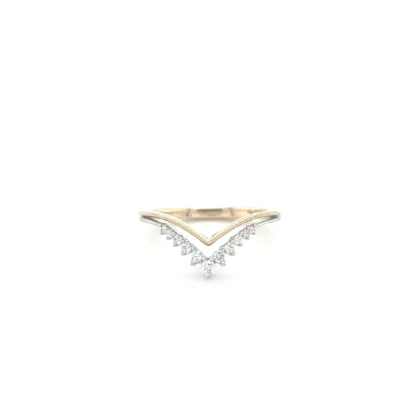 14Kt Yellow Gold  'V