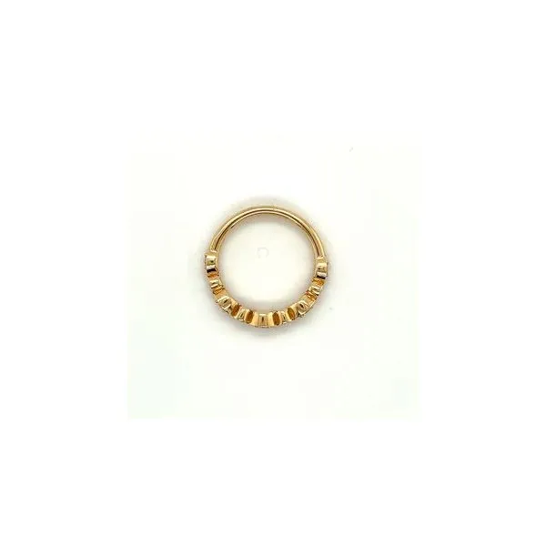 14Kt Yellow Gold Alternating Round and Marquise Shape Band .25CTTW Image 3 Lennon's W.B. Wilcox Jewelers New Hartford, NY