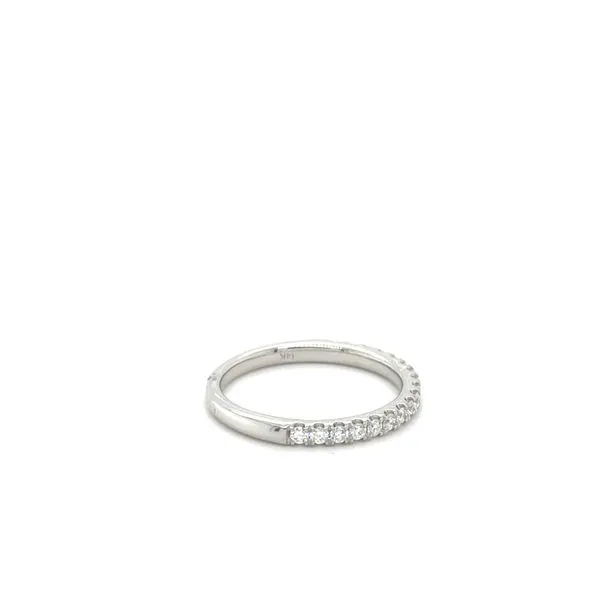 14KT WHITE GOLD DIAMOND BAND 18 DIAMONDS .35CTTW. Image 2 Lennon's W.B. Wilcox Jewelers New Hartford, NY