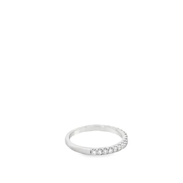 14KT WHITE GOLD DIAMOND BAND 18 DIAMONDS .35CTTW. Image 2 Lennon's W.B. Wilcox Jewelers New Hartford, NY