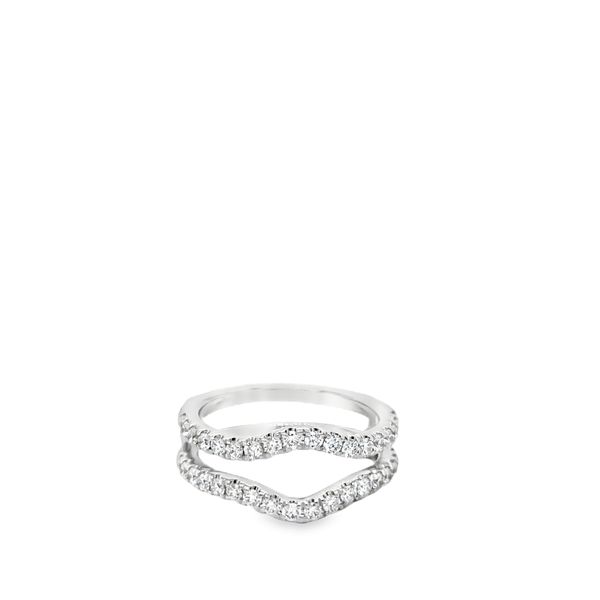 14K WG CURVED INSERT DIAMOND BAND .85CTTW Lennon's W.B. Wilcox Jewelers New Hartford, NY