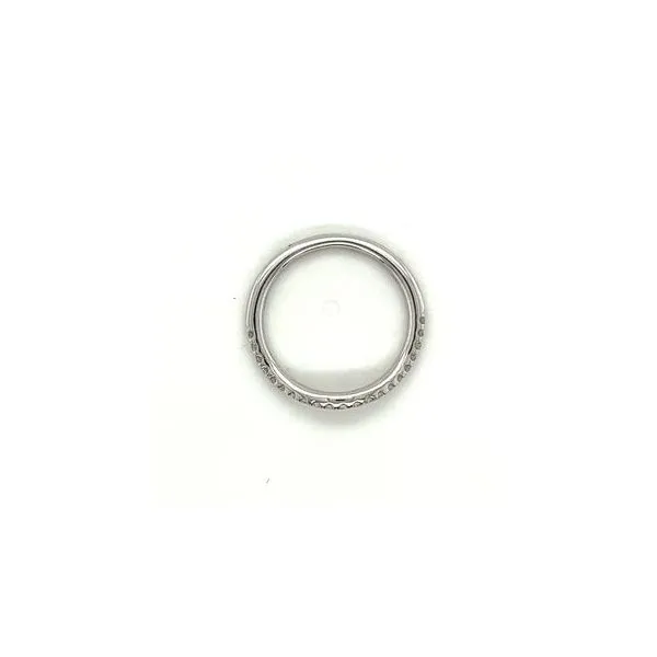 14KT WG CURVED BAND CONTAINING ROUND DIAMONDS .25CTTW Image 3 Lennon's W.B. Wilcox Jewelers New Hartford, NY