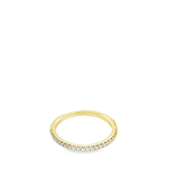 14KT YG BAND CONTAINING 25 ROUND DIAMONDS .15CTTW Lennon's W.B. Wilcox Jewelers New Hartford, NY