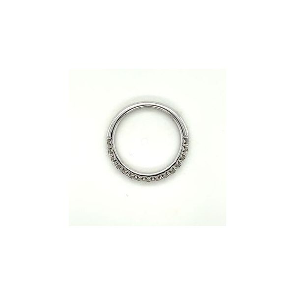 14KWG 15 ROUND PRONG SET DIAMOND BAND  - .50CTTW Image 4 Lennon's W.B. Wilcox Jewelers New Hartford, NY