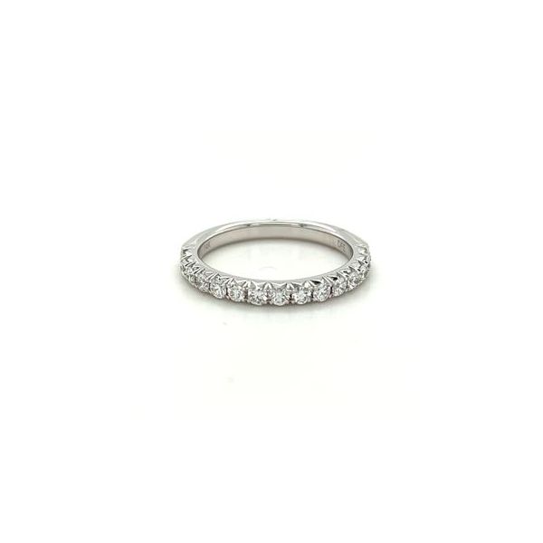 14KWG 15 ROUND PRONG SET DIAMOND BAND  - .50CTTW Lennon's W.B. Wilcox Jewelers New Hartford, NY