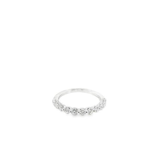 14KT WG RING CONTAINING 11 ROUND DIAMONDS W/ 1 PRONG EACH - .75CTTW Lennon's W.B. Wilcox Jewelers New Hartford, NY