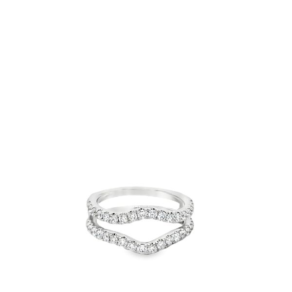 14K WG CURVED INSERT DIAMOND BAND .85CTTW Lennon's W.B. Wilcox Jewelers New Hartford, NY