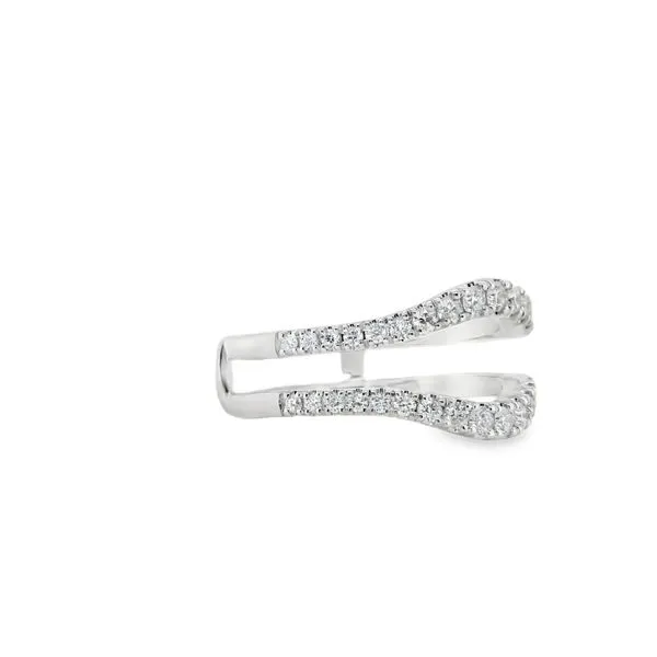 14K WG GRADUATED DIAMOND CURVED INSERT .58TW Image 2 Lennon's W.B. Wilcox Jewelers New Hartford, NY