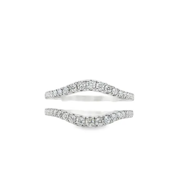 14K WG GRADUATED DIAMOND CURVED INSERT .58TW Lennon's W.B. Wilcox Jewelers New Hartford, NY