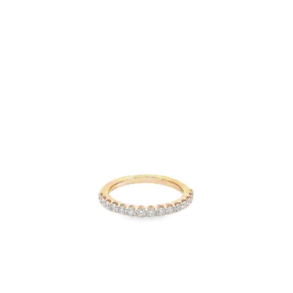 14KYG BAND WITH 15 ROUND DIAMONDS TOTALING .50CT Lennon's W.B. Wilcox Jewelers New Hartford, NY