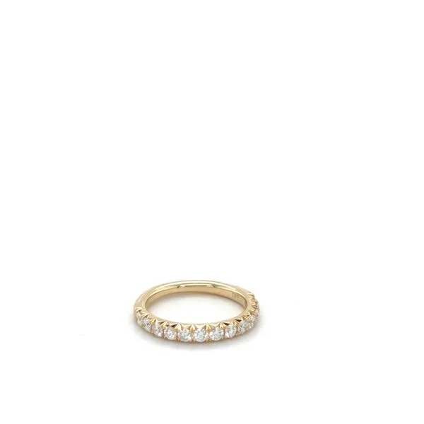 14Kt Yellow Gold Wedding Band with Round Diamonds Lennon's W.B. Wilcox Jewelers New Hartford, NY