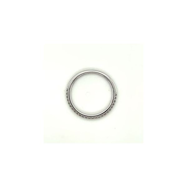 14KT WG SINGLE ROW PAVE DIAMOND BAND - .15CTTW Image 3 Lennon's W.B. Wilcox Jewelers New Hartford, NY