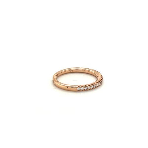 14KT ROSE GOLD BAND CONTAINING ROUND PRONG SET DIAMONDS .20CTTW  G/VS2 Image 2 Lennon's W.B. Wilcox Jewelers New Hartford, NY