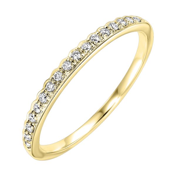 10K YG LDS. DIAMOND BAND .13CTTW Lennon's W.B. Wilcox Jewelers New Hartford, NY
