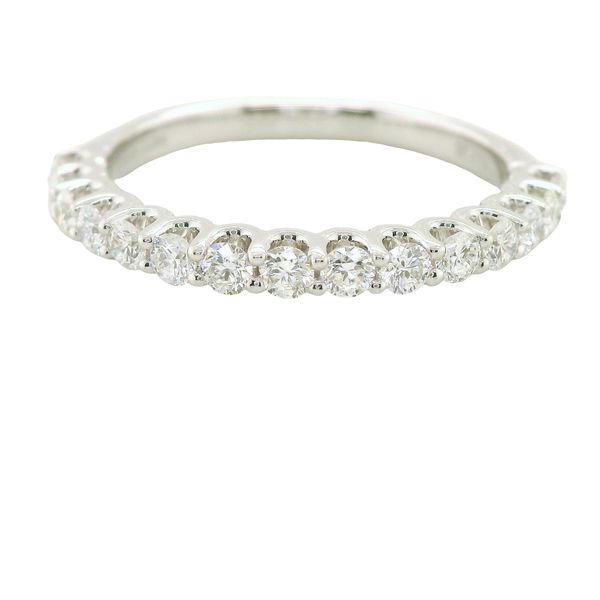 14KT WG FLAWLESS FIT BAND WITH 15 ROUND DIAMONDS .60CTTW Lennon's W.B. Wilcox Jewelers New Hartford, NY