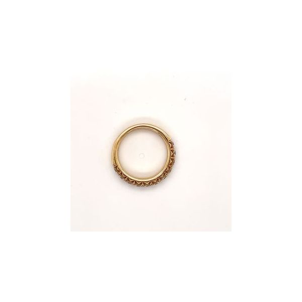 14KYG LDS. BAND CONTAINING 11 RBC PRONG SET DIAMONDS TOTALING 1.0 CT  G/VS2 Image 3 Lennon's W.B. Wilcox Jewelers New Hartford, NY