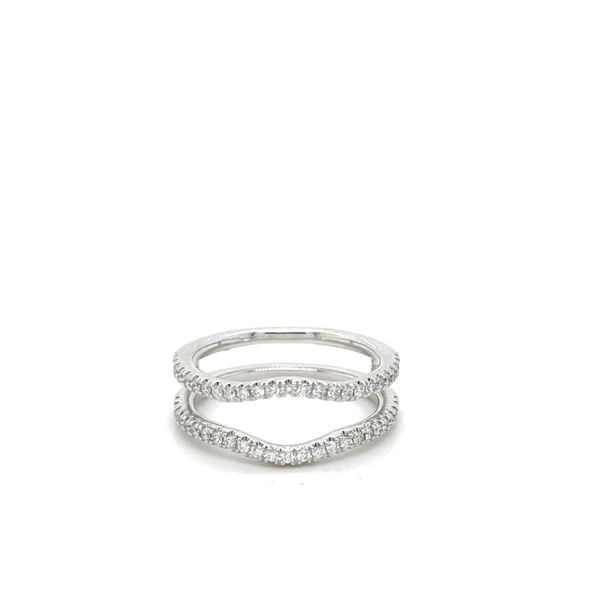14KWG LADIES CURVED INSERT DIAMOND BAND CONTAINING .37CTTW G/VS2 Lennon's W.B. Wilcox Jewelers New Hartford, NY