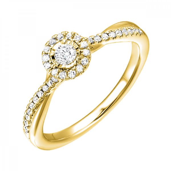 14Kt Yellow Gold Diamond Ring .25CTTW Lennon's W.B. Wilcox Jewelers New Hartford, NY