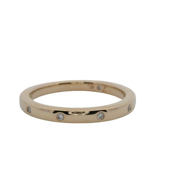 10K YG 5 STONE DIAMOND BAND .05 CTTW Lennon's W.B. Wilcox Jewelers New Hartford, NY