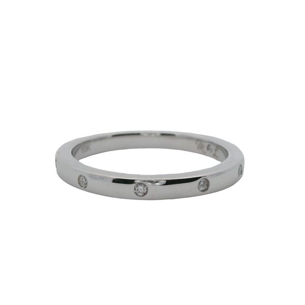 10K WG 5 STONE DIAMOND BAND .05 CTTW Lennon's W.B. Wilcox Jewelers New Hartford, NY