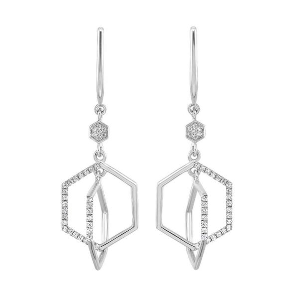 10Kt White Gold Fashion Earrings .25CTTW Lennon's W.B. Wilcox Jewelers New Hartford, NY