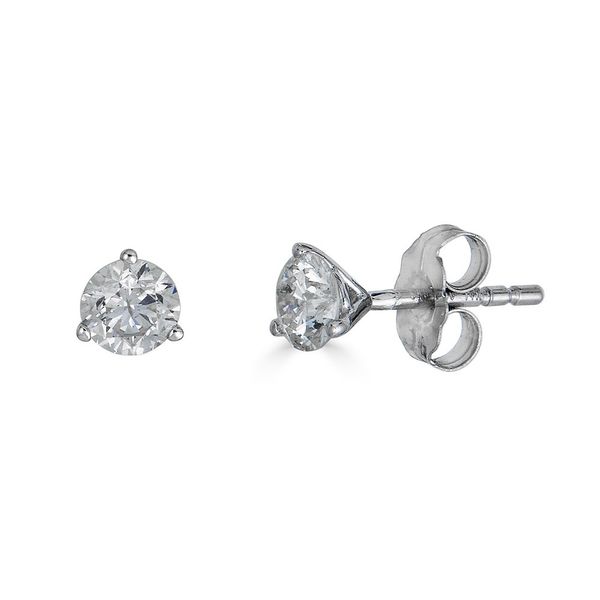 14KT WG DIAMOND MARTINI STUDS .15CTTW  HI/I1 Lennon's W.B. Wilcox Jewelers New Hartford, NY