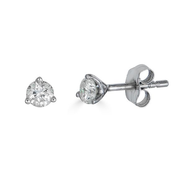 14KT WG DIAMOND MARTINI STUDS .25CTTW  HI/ I1 Lennon's W.B. Wilcox Jewelers New Hartford, NY