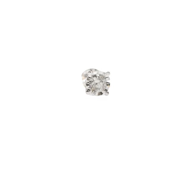 14K WG DIA. STUD EARRING SET IN RND ILLUSION HEADS .31 CTTW Lennon's W.B. Wilcox Jewelers New Hartford, NY