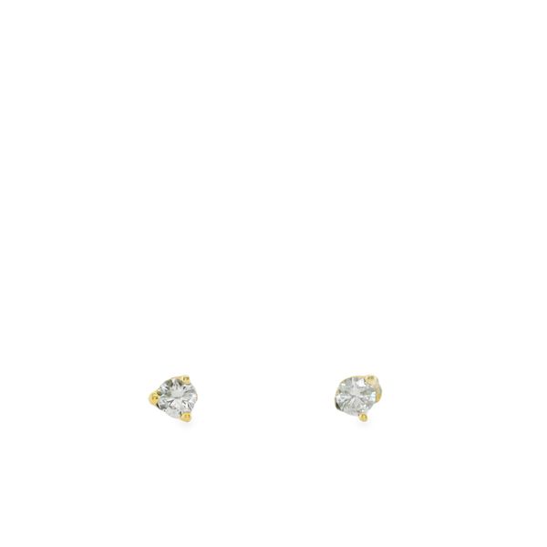 14K YG STUD MARTINI UNIVERSAL POST .25 CTW PREMIER QUALITY G/H SI1 Lennon's W.B. Wilcox Jewelers New Hartford, NY