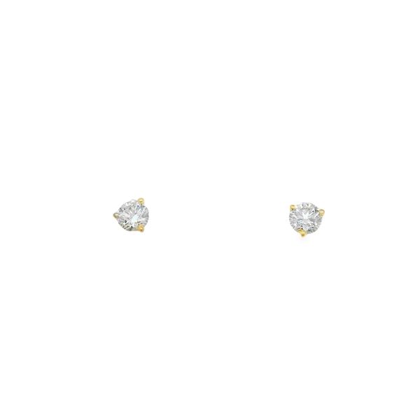 14K YG STUD MARTINI UNIVERSAL POST .75CTW PREMIER QUALITY G/H SI1 Lennon's W.B. Wilcox Jewelers New Hartford, NY