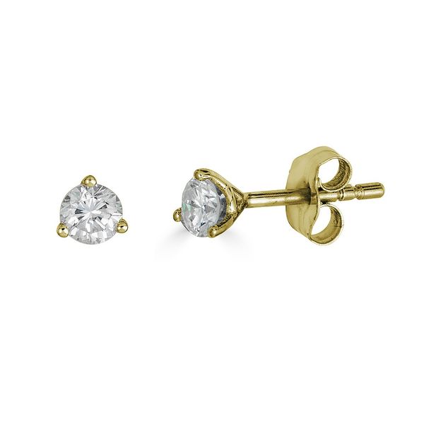 14K YG STUD MARTINI UNIVERSAL POST .25 CTW PREMIER QUALITY G/H SI1 Lennon's W.B. Wilcox Jewelers New Hartford, NY