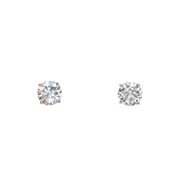 14KW LAB GROWN DIAMOND STUD EARRINGS 1.81CTTW Lennon's W.B. Wilcox Jewelers New Hartford, NY