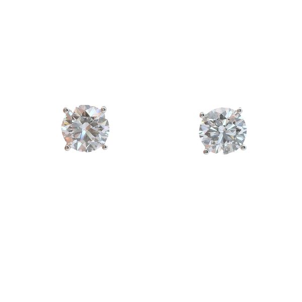 14K WG LAB GROWN STUD EARRINGS  2.62 CTTW Lennon's W.B. Wilcox Jewelers New Hartford, NY