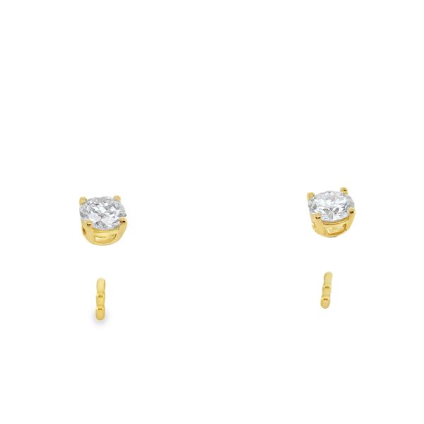 LAB GROWN DIAMOND 14KY STUD EARRINGS .55 CTTW Lennon's W.B. Wilcox Jewelers New Hartford, NY