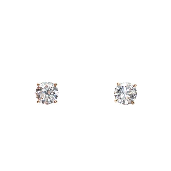 14K YG 1.68 CTTW LAB GROWN DIAMOND STSUD EARRINGS Lennon's W.B. Wilcox Jewelers New Hartford, NY