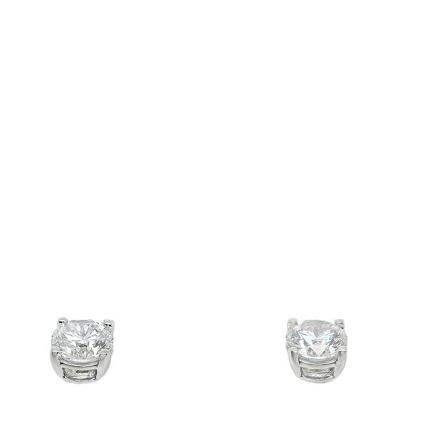 14KT WG LAB GROWN ROUND DIAMOND EARRINGS 1.31 CTTW Lennon's W.B. Wilcox Jewelers New Hartford, NY