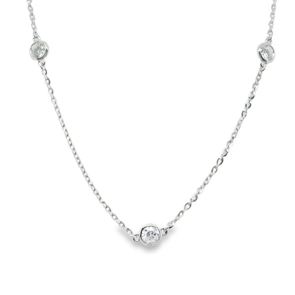 LDS 14K WHITE GOLD  10 RND DIAMONDS =0.75TW   H/I I1 Lennon's W.B. Wilcox Jewelers New Hartford, NY